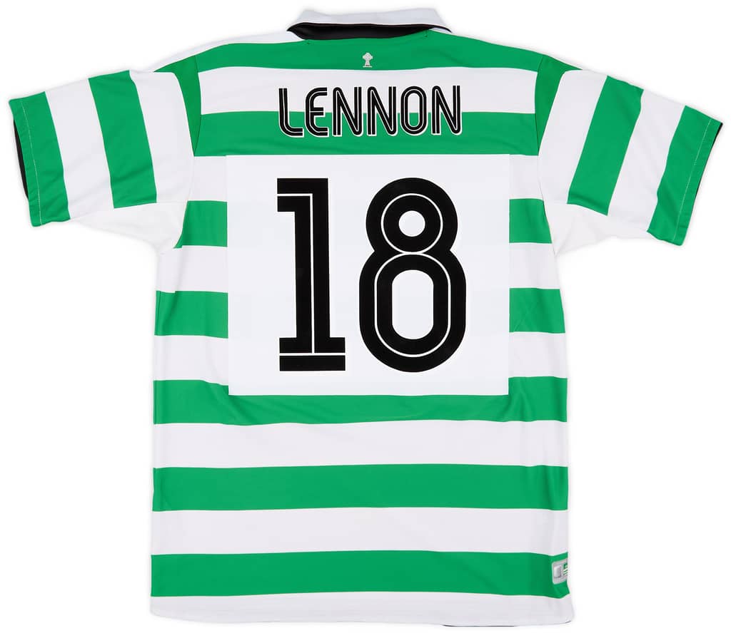 2004-05 Celtic Home Shirt Lennon #18 - 7/10 - (L)