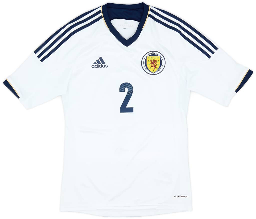 2012-14 Scotland Authentic Away Shirt #2 - 9/10 - (S)