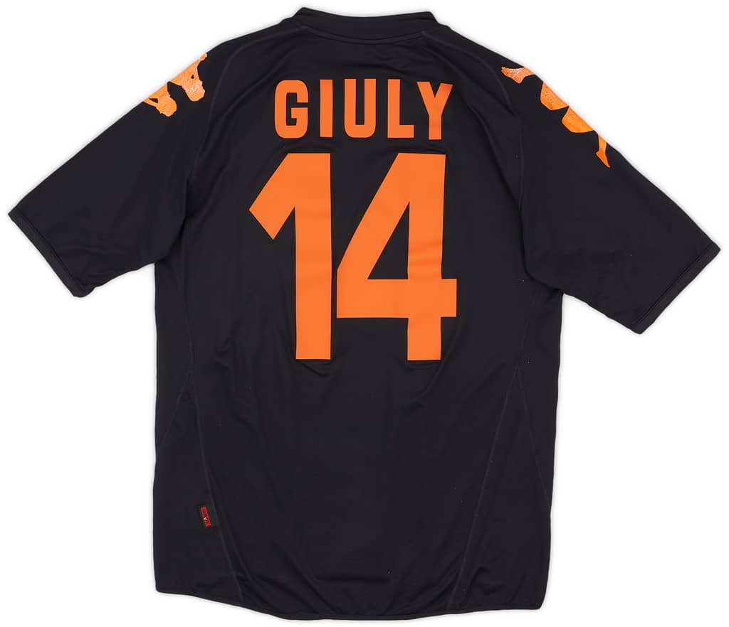 2007-08 Roma Third Shirt Giuly #14 - 6/10 - (XL)