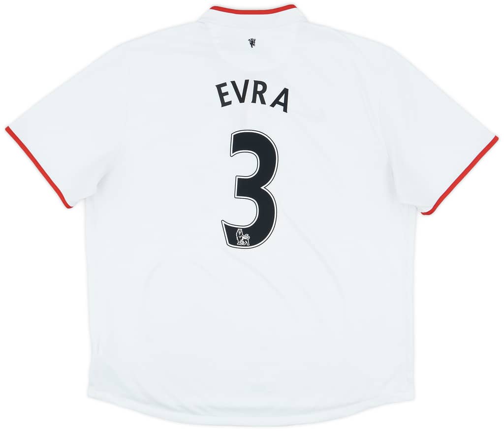 2012-14 Manchester United Away Shirt Evra #3 - 6/10 - (XXL)