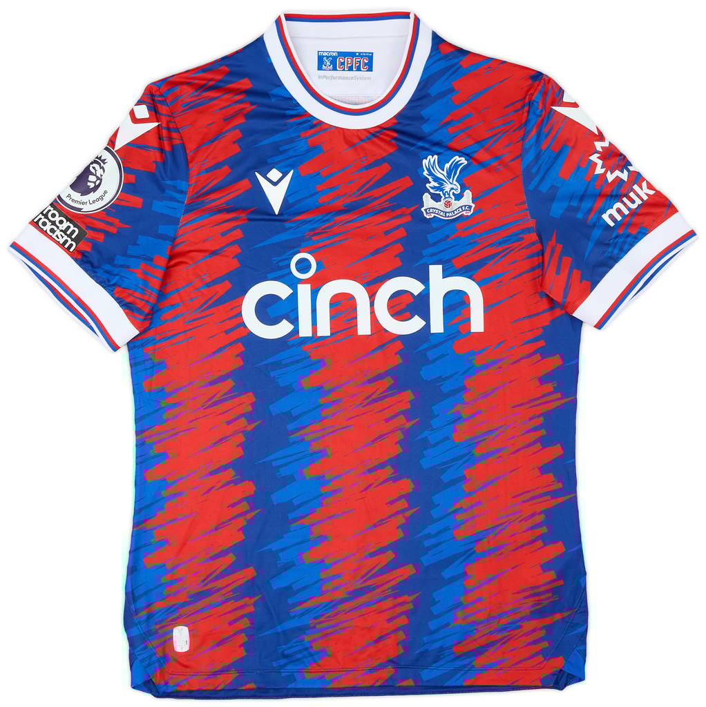 2022-23 Crystal Palace Match Issue Signed Home Shirt Zaha #11