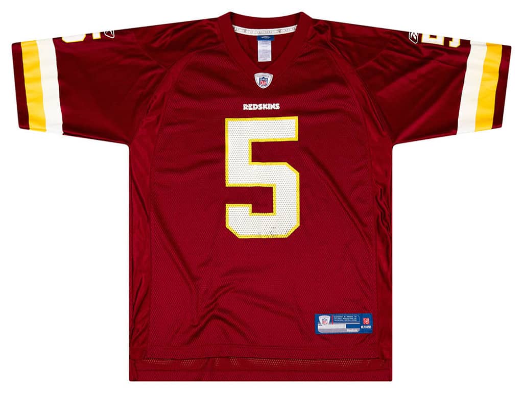 2010 Washington Redskins McNabb #5 Reebok On Field Jersey (Home) L