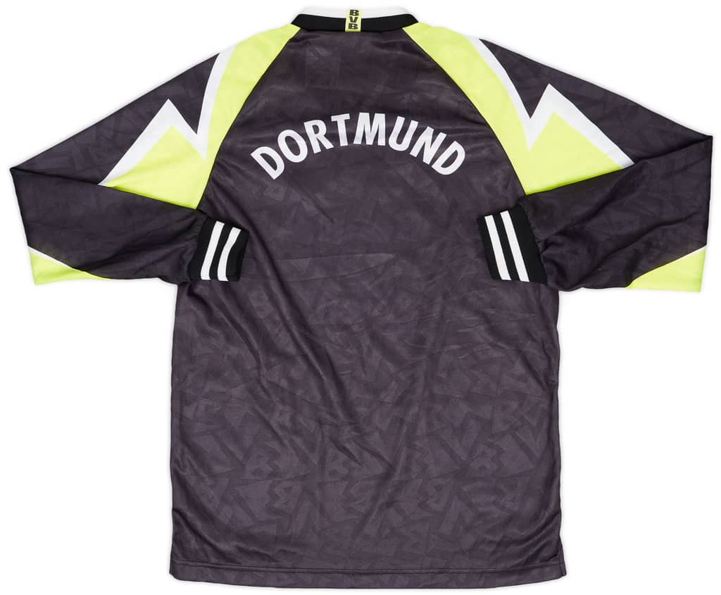 1995-96 Borussia Dortmund Away L/S Shirt - 6/10 - (L.Boys)
