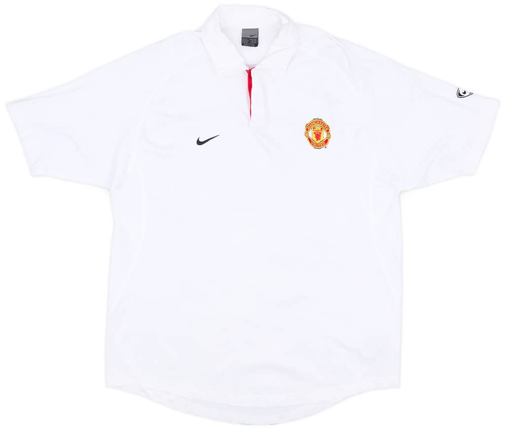 2003-04 Manchester United Nike Polo Shirt - 10/10 - (XL)