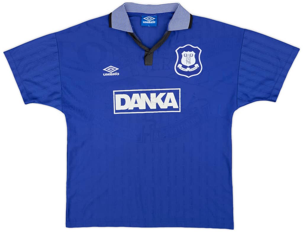 1995-97 Everton Home Shirt Ferguson #9 - 5/10 - (L)