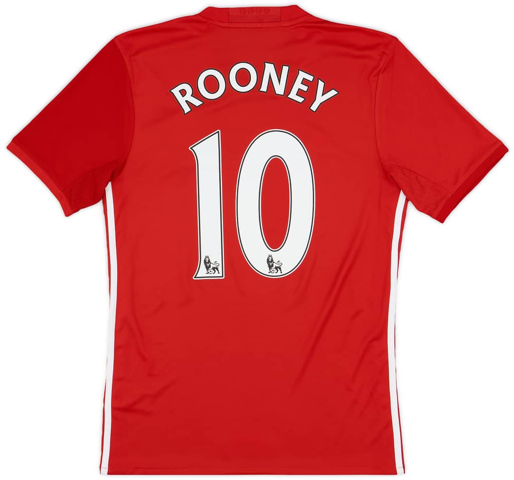 2016-17 Manchester United Home Shirt Rooney #10 - 5/10 - (S)