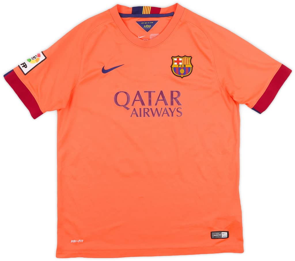 2014-15 Barcelona Away Shirt - 6/10 - (XL.Boys)