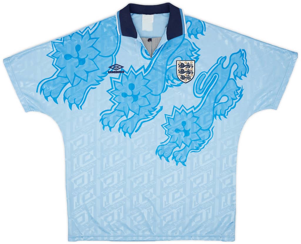 1992-93 England Third Shirt - 8/10 - (XL)