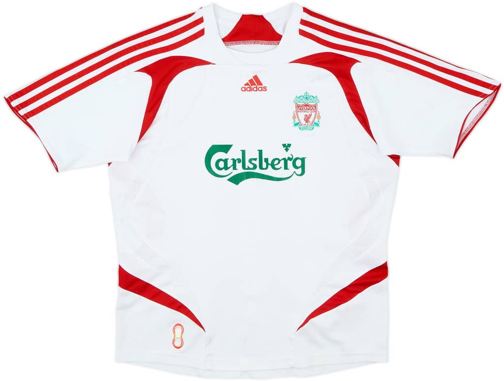 2007-08 Liverpool Away Shirt - 6/10 - (L.Boys)