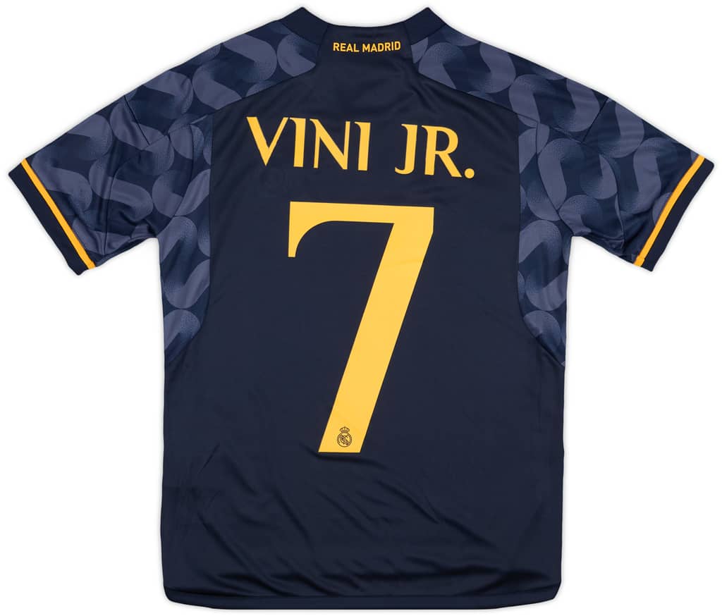 2023-24 Real Madrid Away Shirt Vini Jr. #7 (M.Kids)