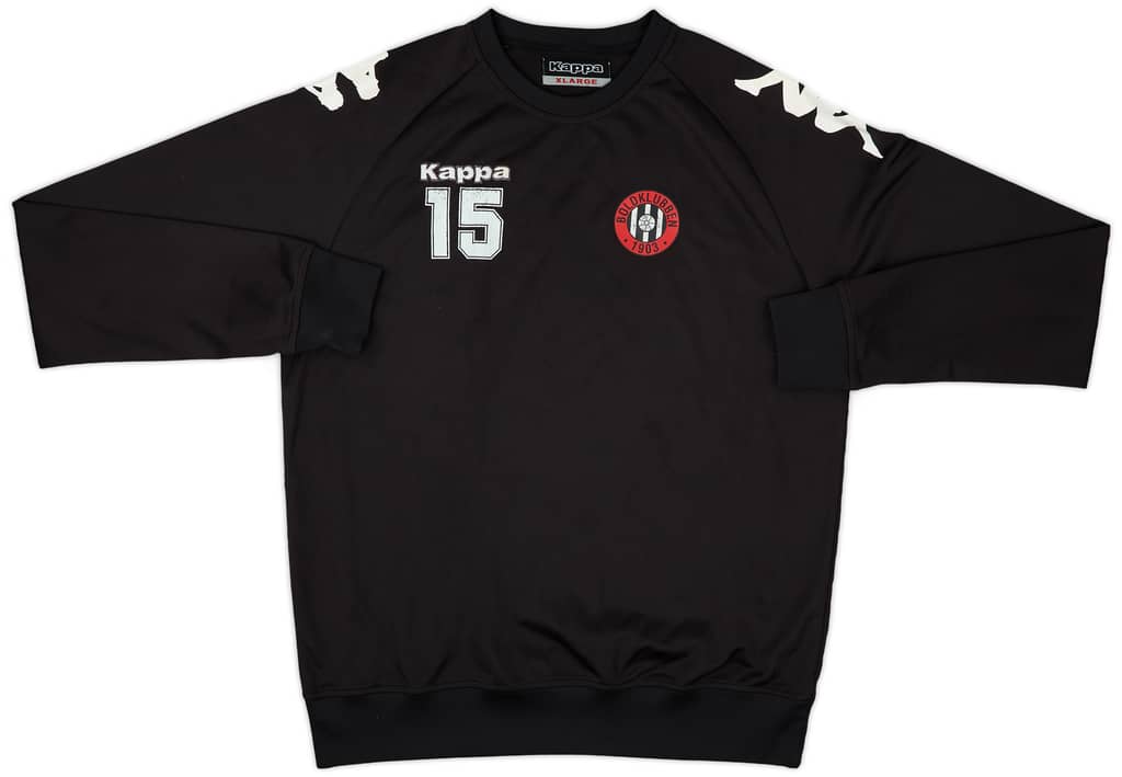 2010s Boldklubben 1903 Kappa Player Issue Sweat Top #15 - 7/10 - (XL)
