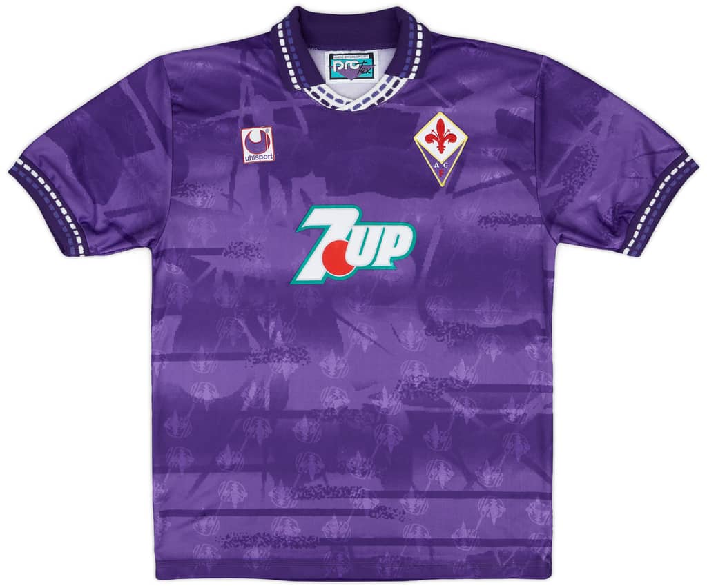 1993-94 Fiorentina Home Shirt #10 - 8/10 - (XL)