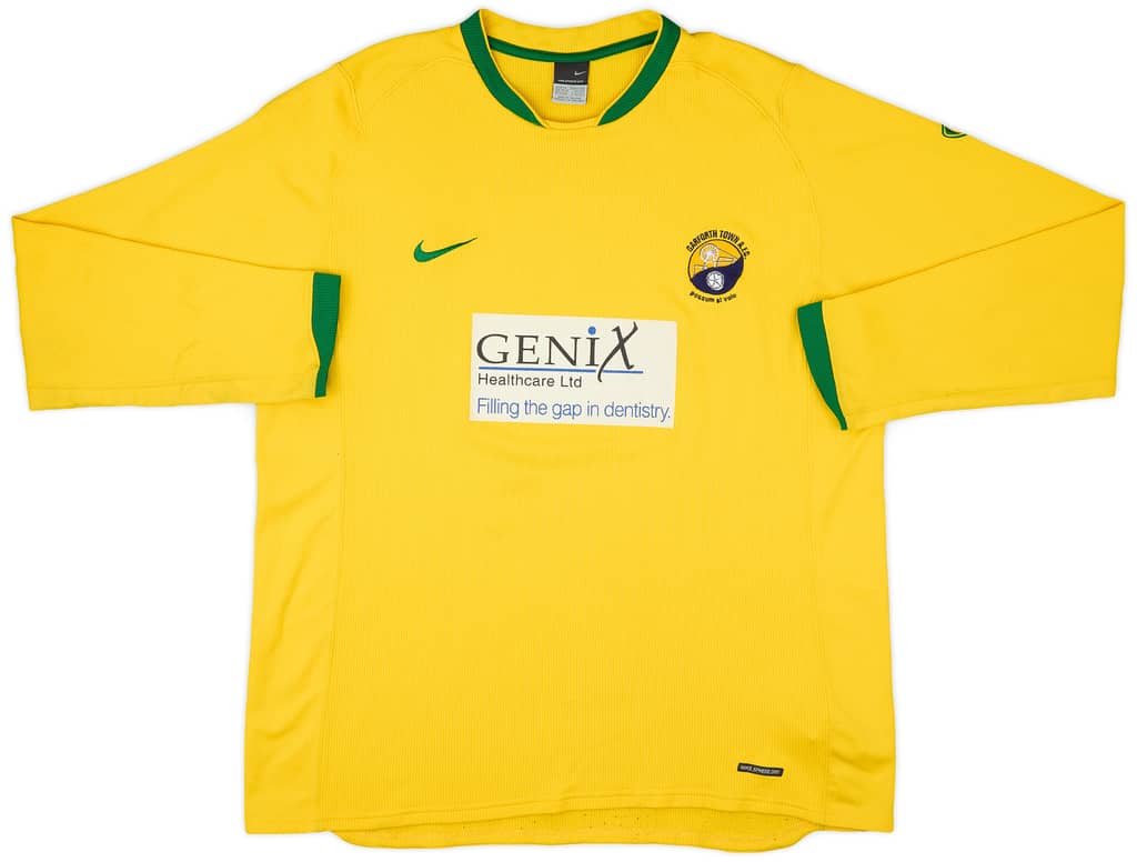 2007-08 Garforth Town Home L/S Shirt - 8/10 - (XL)