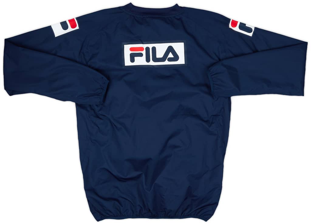 2013-14 Luton Town Fila Drill Top - 8/10 - (M)
