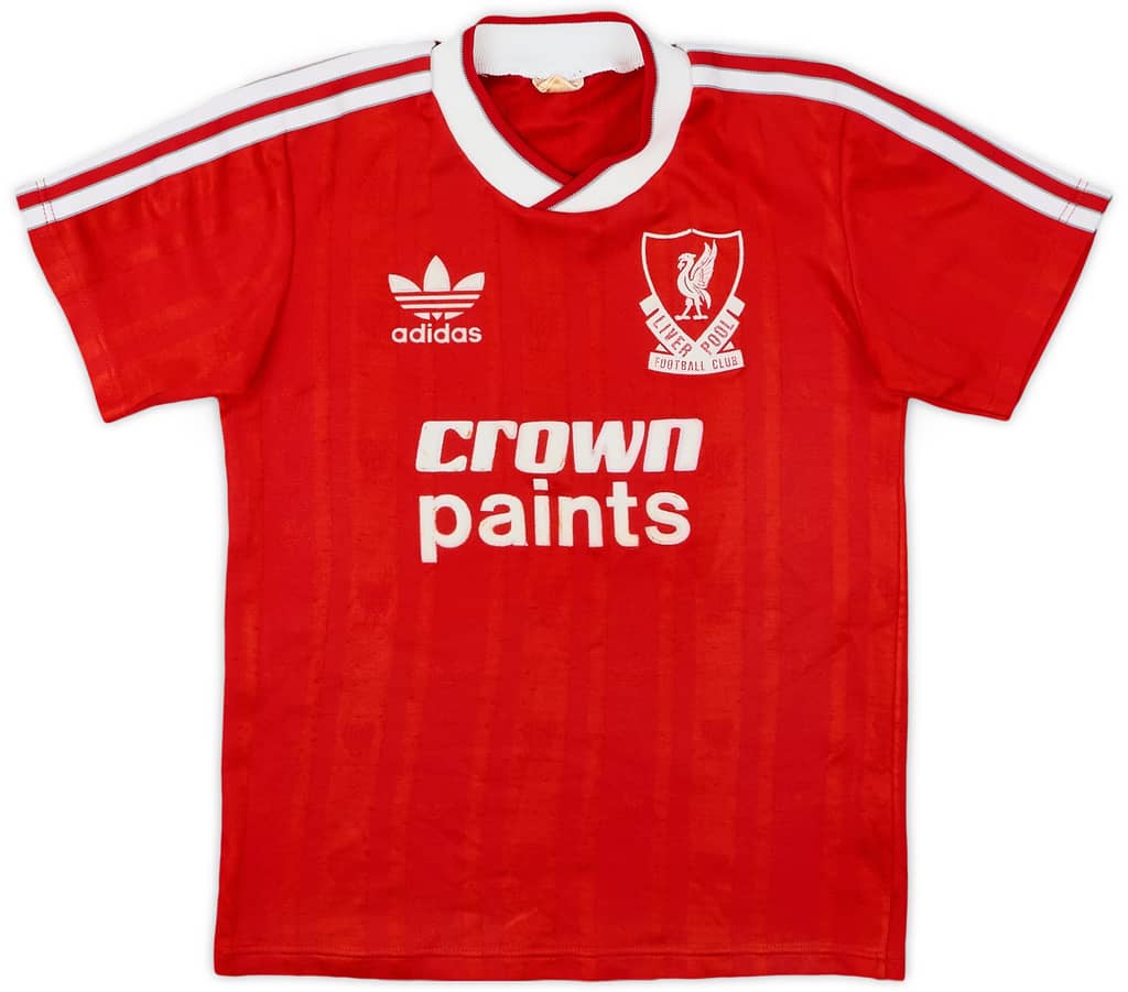 1987-88 Liverpool Home Shirt - 8/10 - (L.Boys)