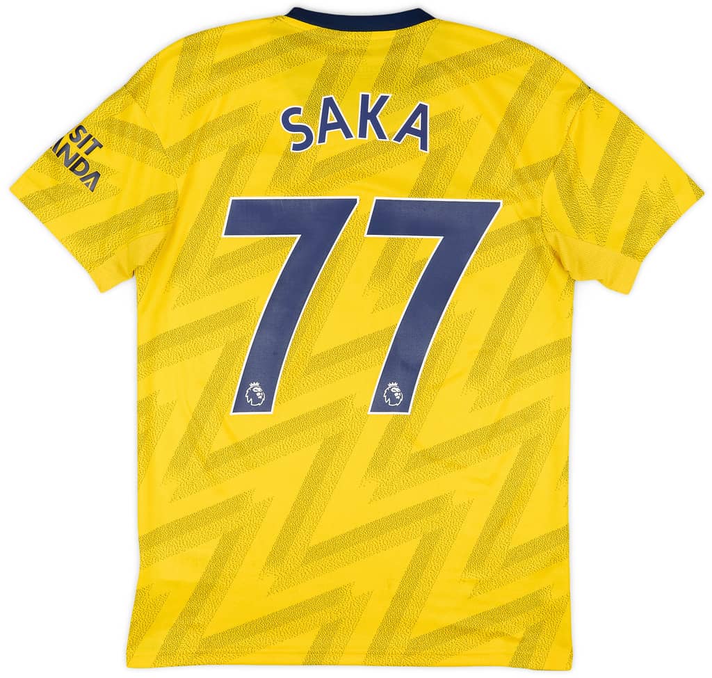 2019-20 Arsenal Away Shirt Saka #77 - 10/10 - (S)