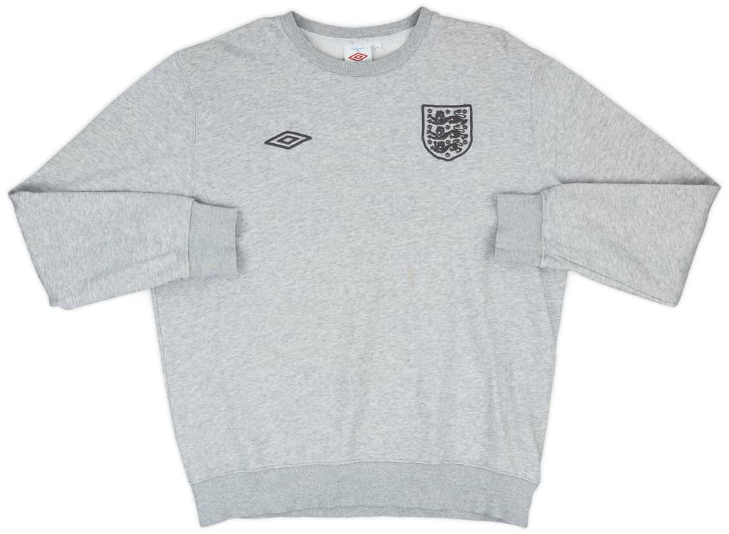 2010-12 England Umbro Sweat Top - 9/10 - (XL)