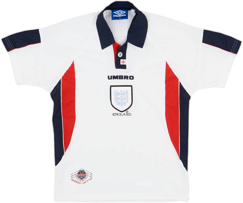 1997-99 England Home Shirt - 8/10 - (L.Boys)