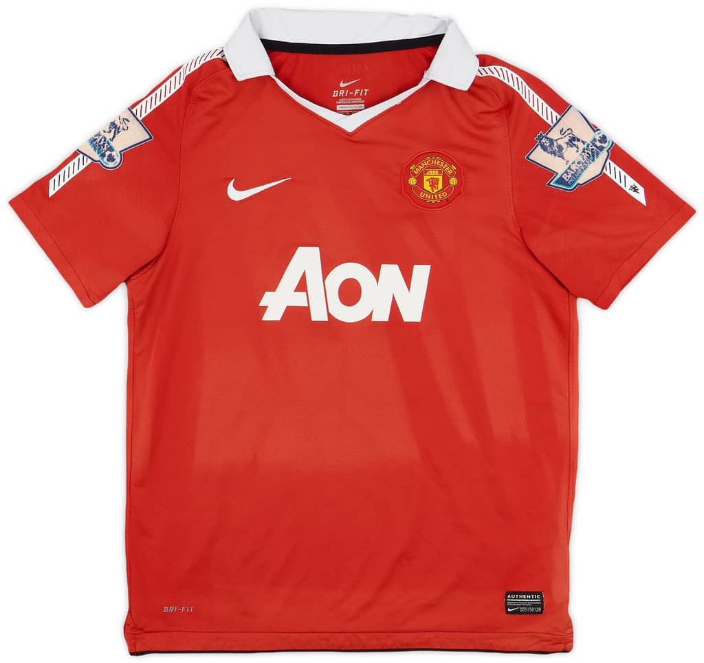 2010-11 Manchester United Home Shirt - 6/10 - (L.Boys)