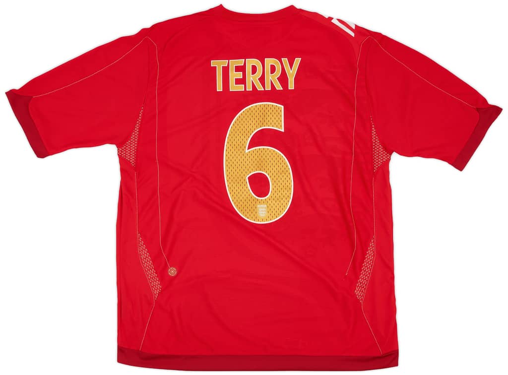 2006-08 England Away Shirt Terry #6 - 8/10 - (XL)