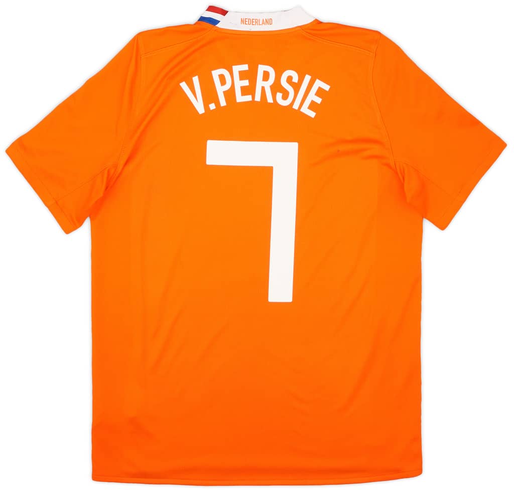 2008-10 Netherlands Home Shirt V.Persie #7