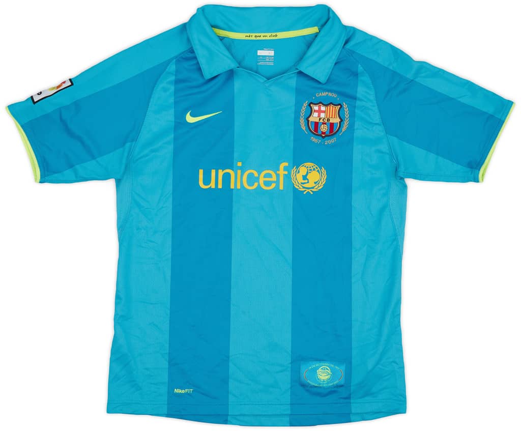 2007-09 Barcelona Away Shirt - 7/10 - (XL.Boys)