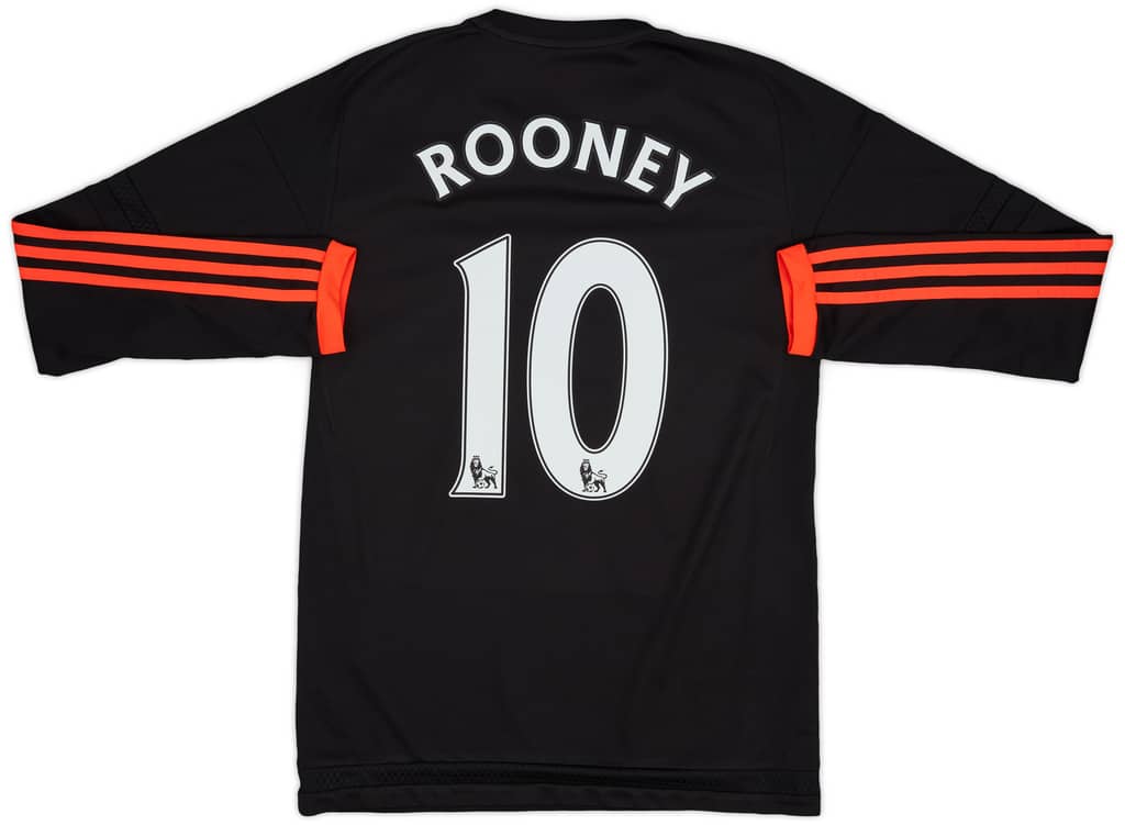 2015-16 Manchester United Third L/S Shirt Rooney #10 - 7/10 - (XS)
