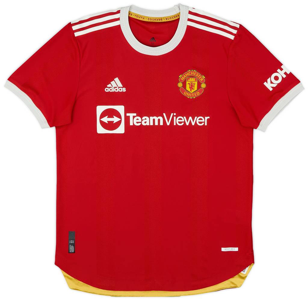 2021-22 Manchester United Authentic Home Shirt Sancho #25 - 7/10 - (M)