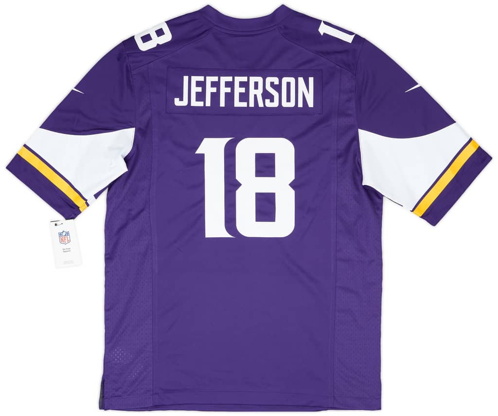 2020-24 Minnesota Vikings Jefferson #18 Nike Game Home Jersey (M)