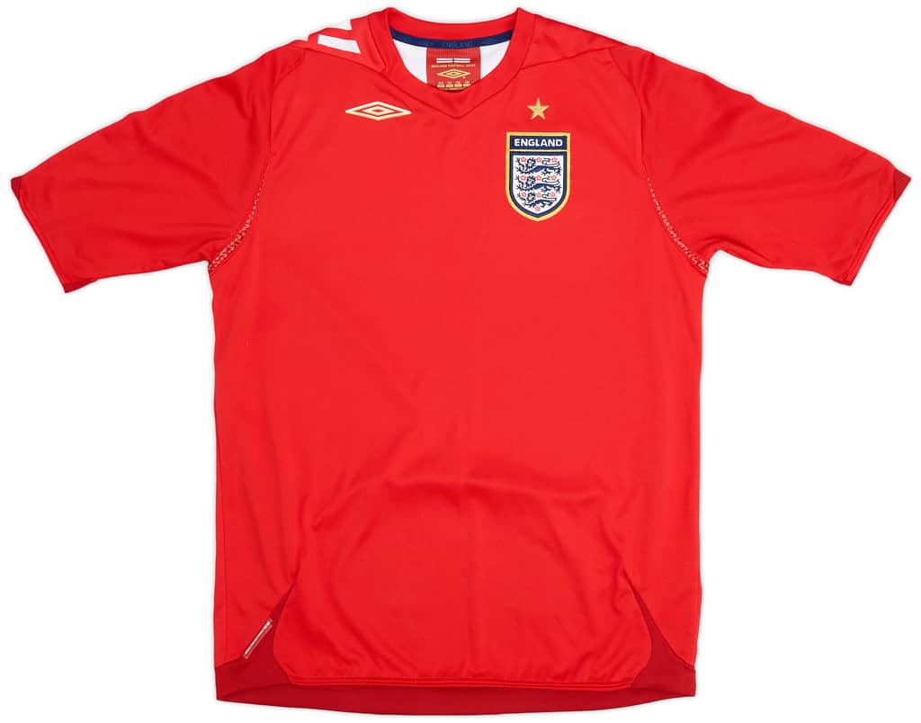 2006-08 England Away Shirt - 9/10 - (XL.Boys)
