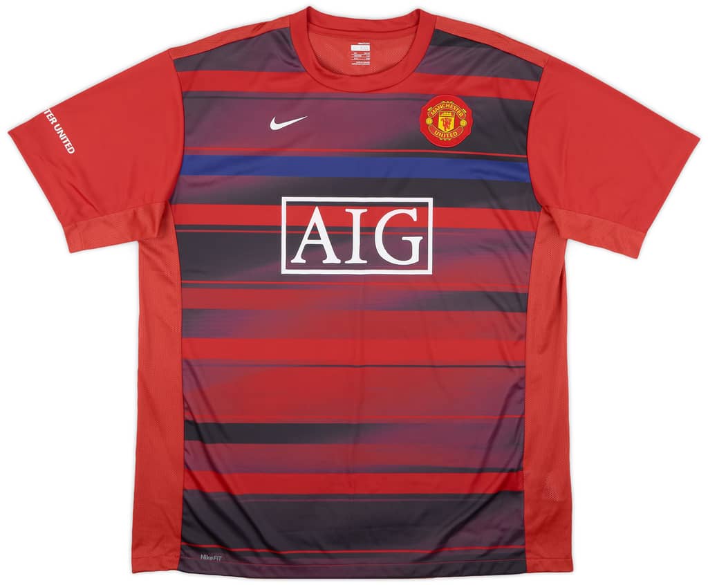 2008-09 Manchester United Nike Training Shirt - 7/10 - (XXL)