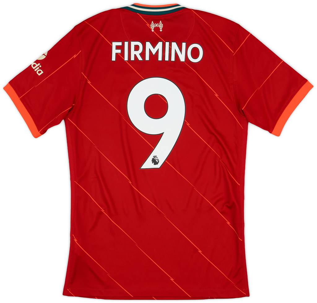 2021-22 Liverpool Home Shirt Firmino #9 - 9/10 - (S)