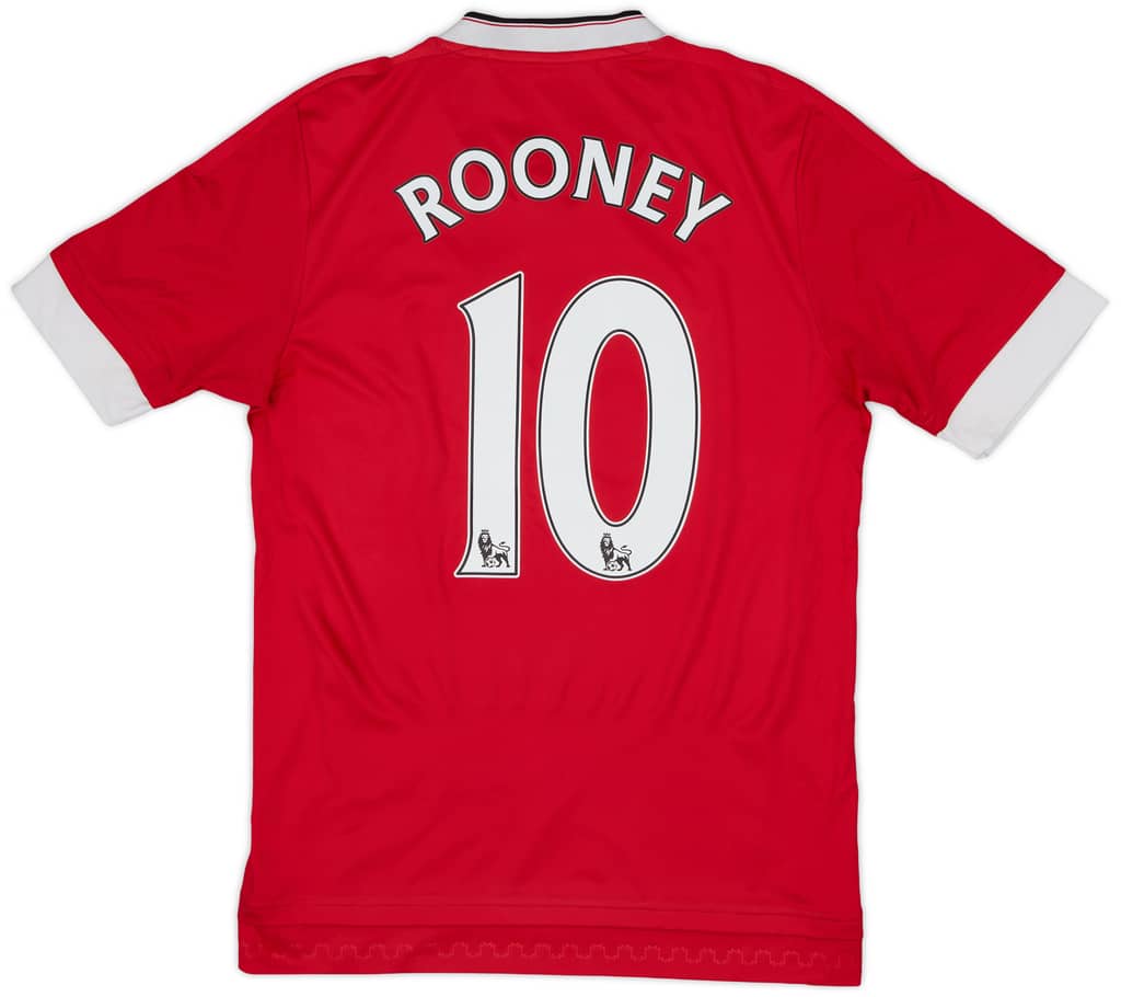 2015-16 Manchester United Home Shirt Rooney #10 - 7/10 - (S)