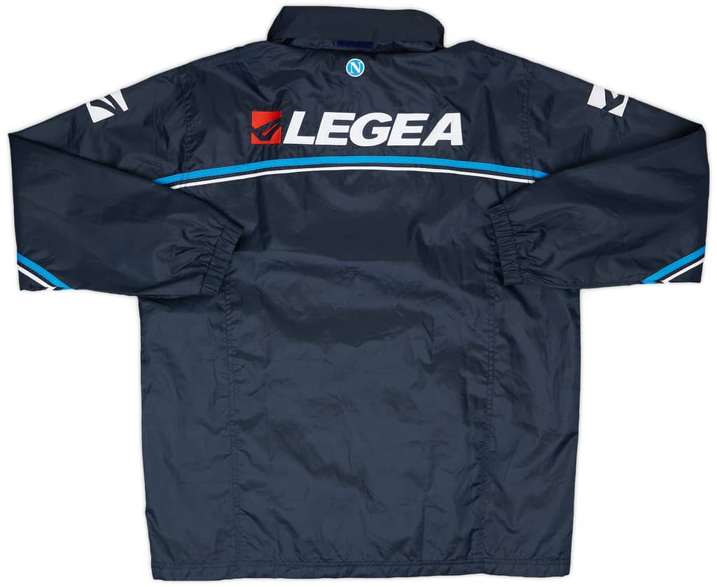 2003-04 Napoli Legea Hooded Rain Jacket - 8/10 - (S)