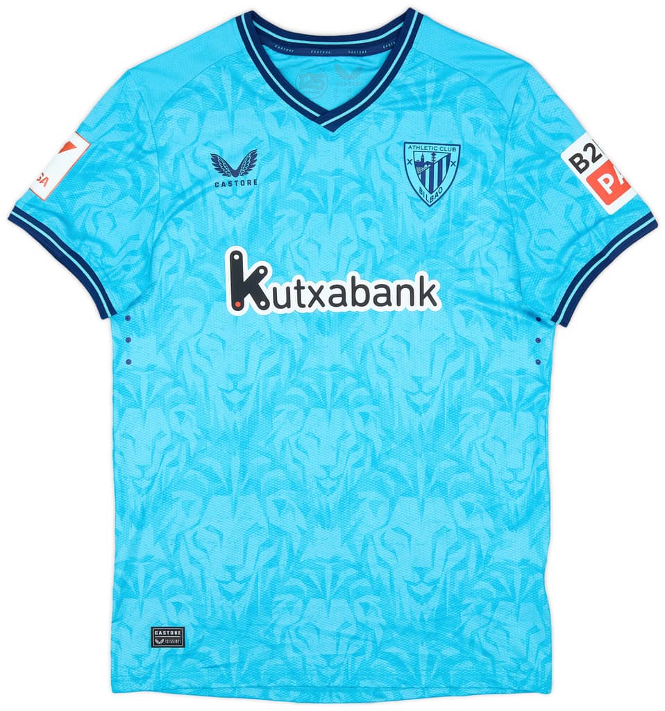 2023-24 Athletic Bilbao Match Issue Away Shirt Yuri B. #17