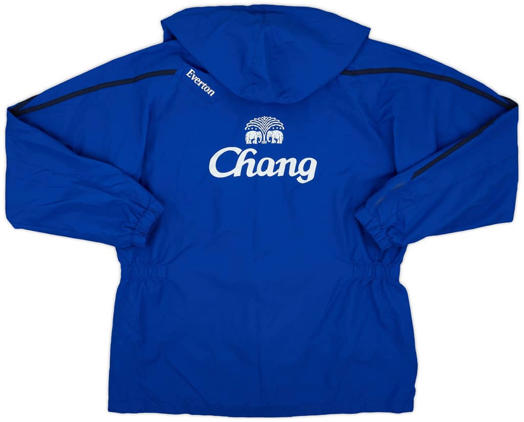 2008-09 Everton Umbro Hooded Rain Jacket - 9/10 - (L)