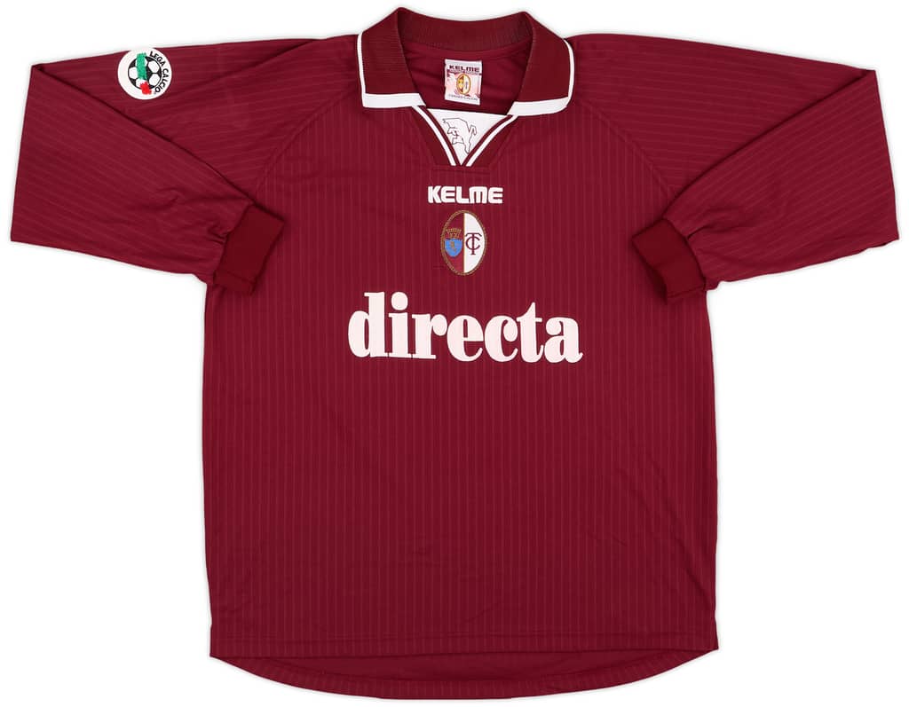 2000-01 Torino Match Issue Home L/S Shirt Semioli #19