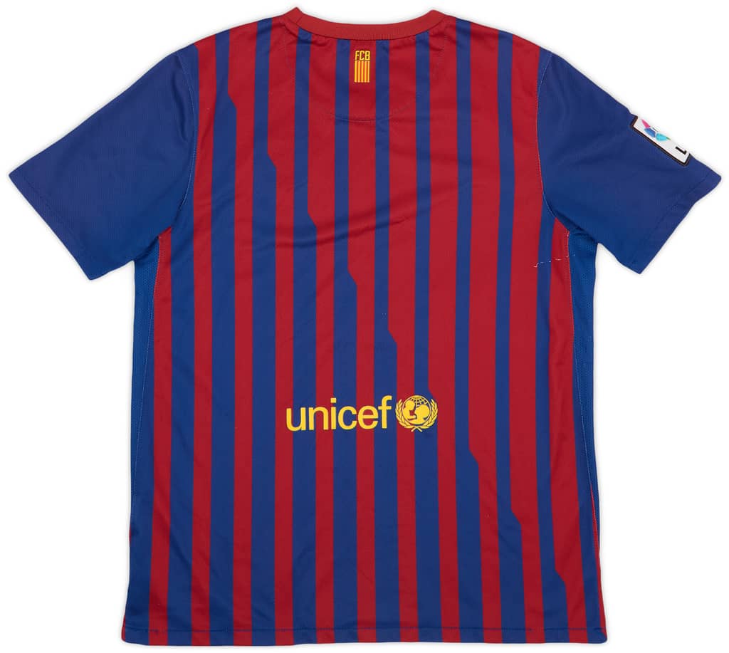 2011-12 Barcelona Home Shirt - 5/10 - (XL.Boys)