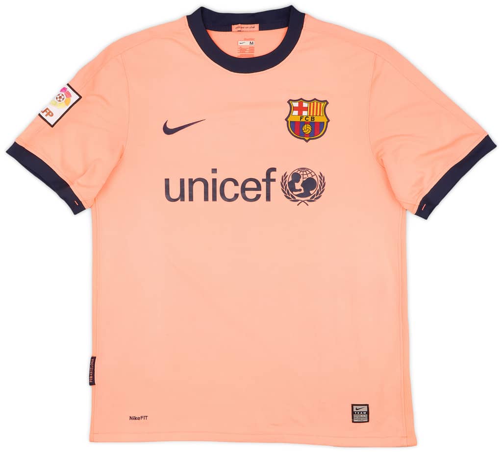 2009-10 Barcelona Away Shirt Messi #10 - 6/10 - (M)