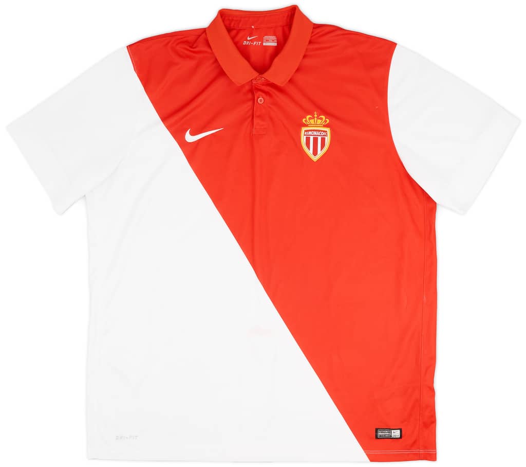 2014-15 Monaco Home Shirt Bernardo Silva #15 - 7/10 - (XXL)