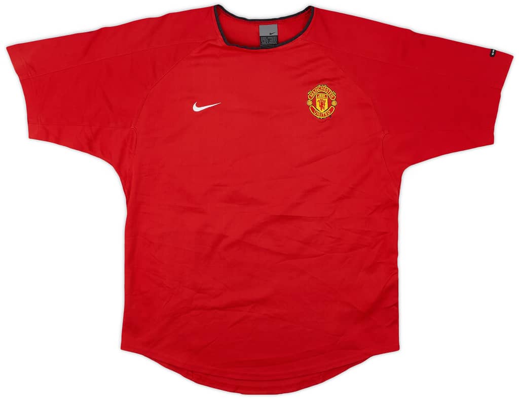 2002-03 Manchester United Nike Training Shirt - 7/10 - (M)