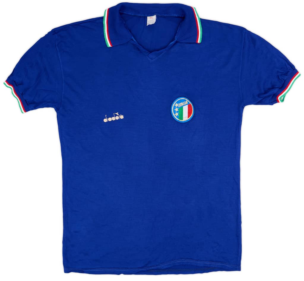 1986-91 Italy Home Shirt - 9/10 - (XL)