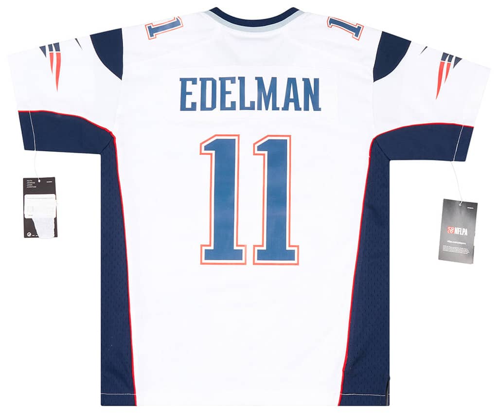 2018-19 New England Patriots Edelman #11 Nike Game Jersey (Away) Y - W/Tags