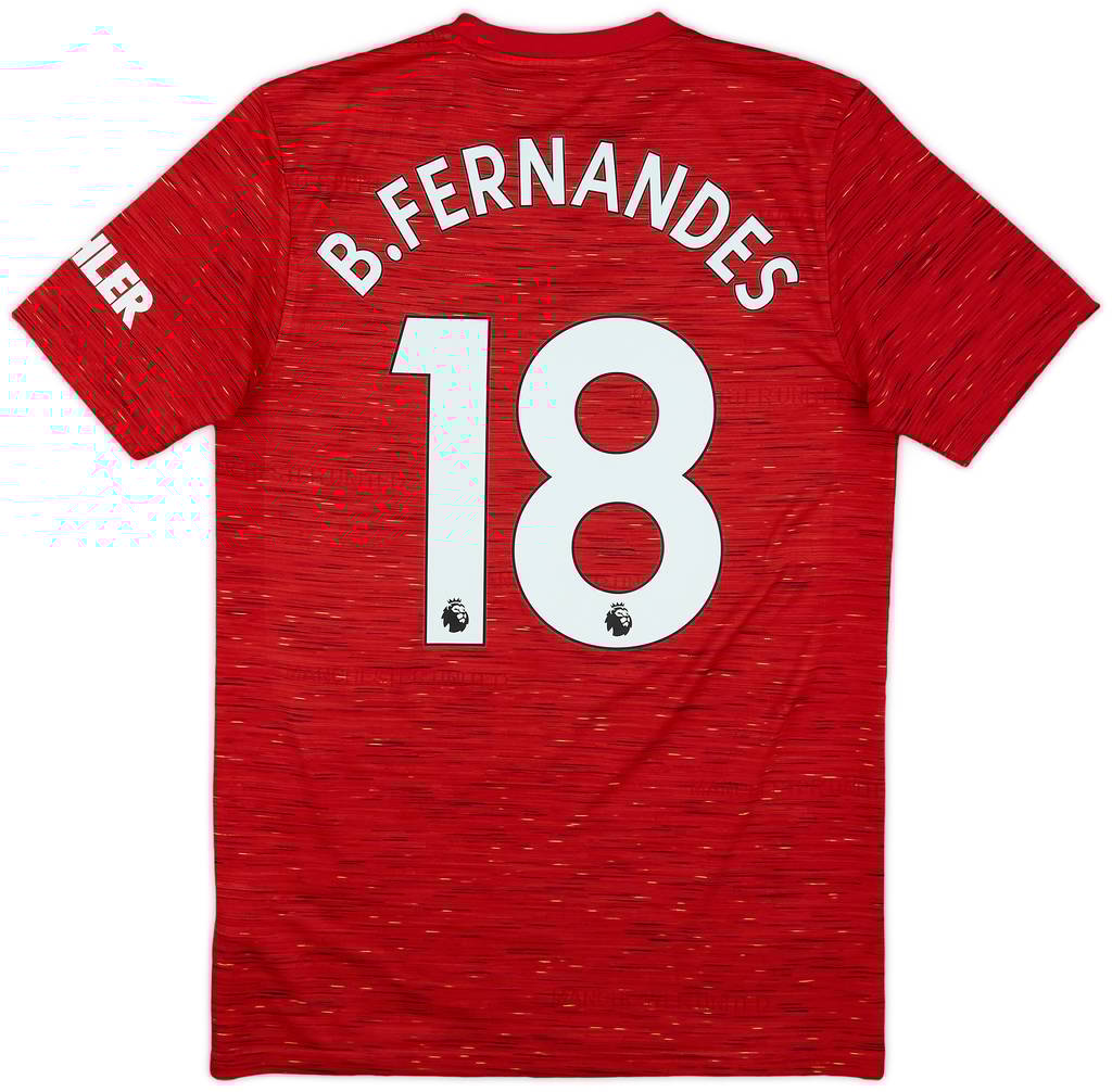 2020-21 Manchester United Home Shirt B.Fernandes #18 - 6/10 - (S)