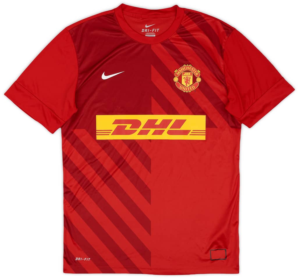 2012-13 Manchester United Nike Training Shirt - 9/10 - (M)