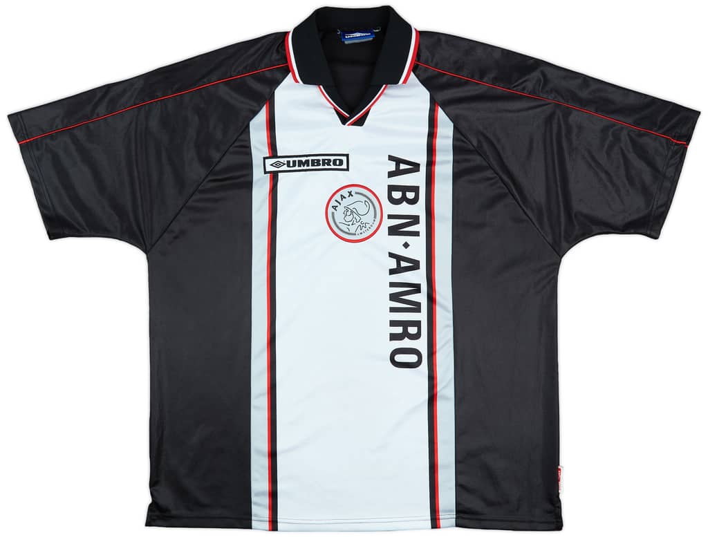 1998-99 Ajax Away Shirt F.De Boer #4 - 9/10 - (XXL)