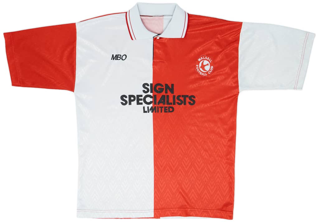 1993-94 Walsall Home Shirt - 8/10 - (XL)