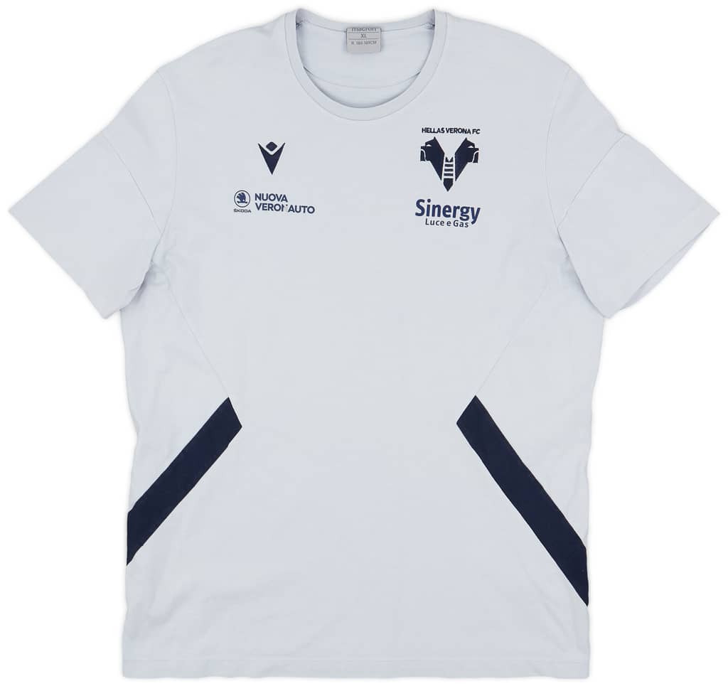 2021-22 Hellas Verona Macron Polo Shirt - 6/10 - (XL)