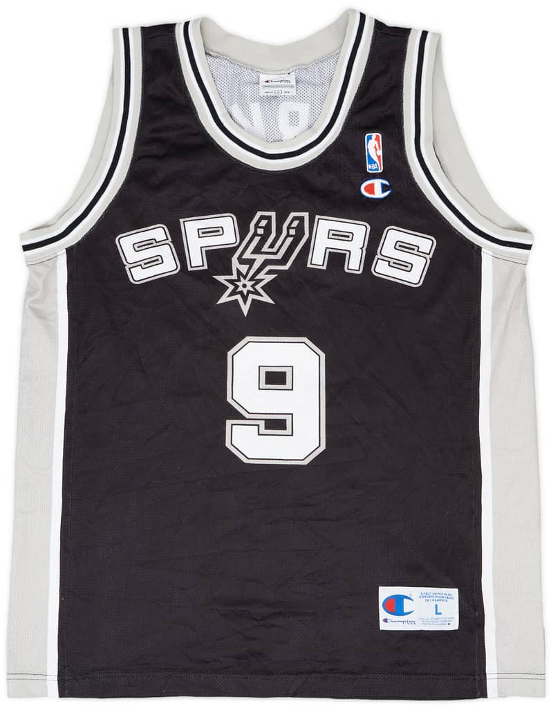 2002-10 San Antonio Spurs Parker #9 Champion Away Jersey - 9/10 - (L)