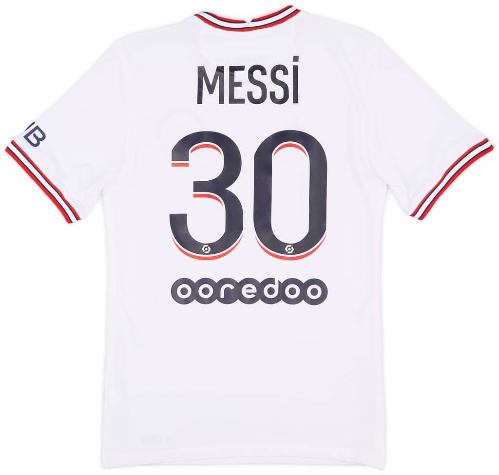 2021-22 Paris Saint-Germain Fourth Shirt Messi #30 - 7/10 - (XS)